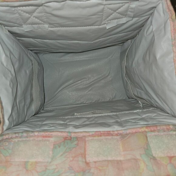 VTG Baby Connection Soft Style Pink Floral Diaper Bag Small 11x9 Green Blue READ - Picture 9 of 15